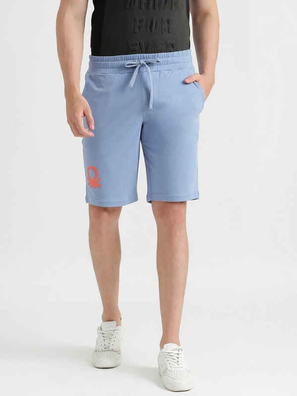 Slim Fit Printed Shorts