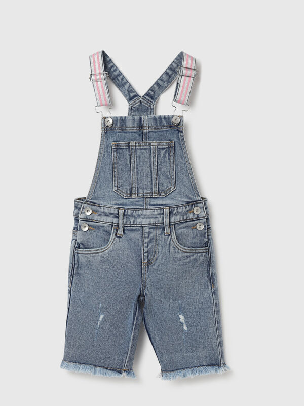 Solid Pattern Dungaree