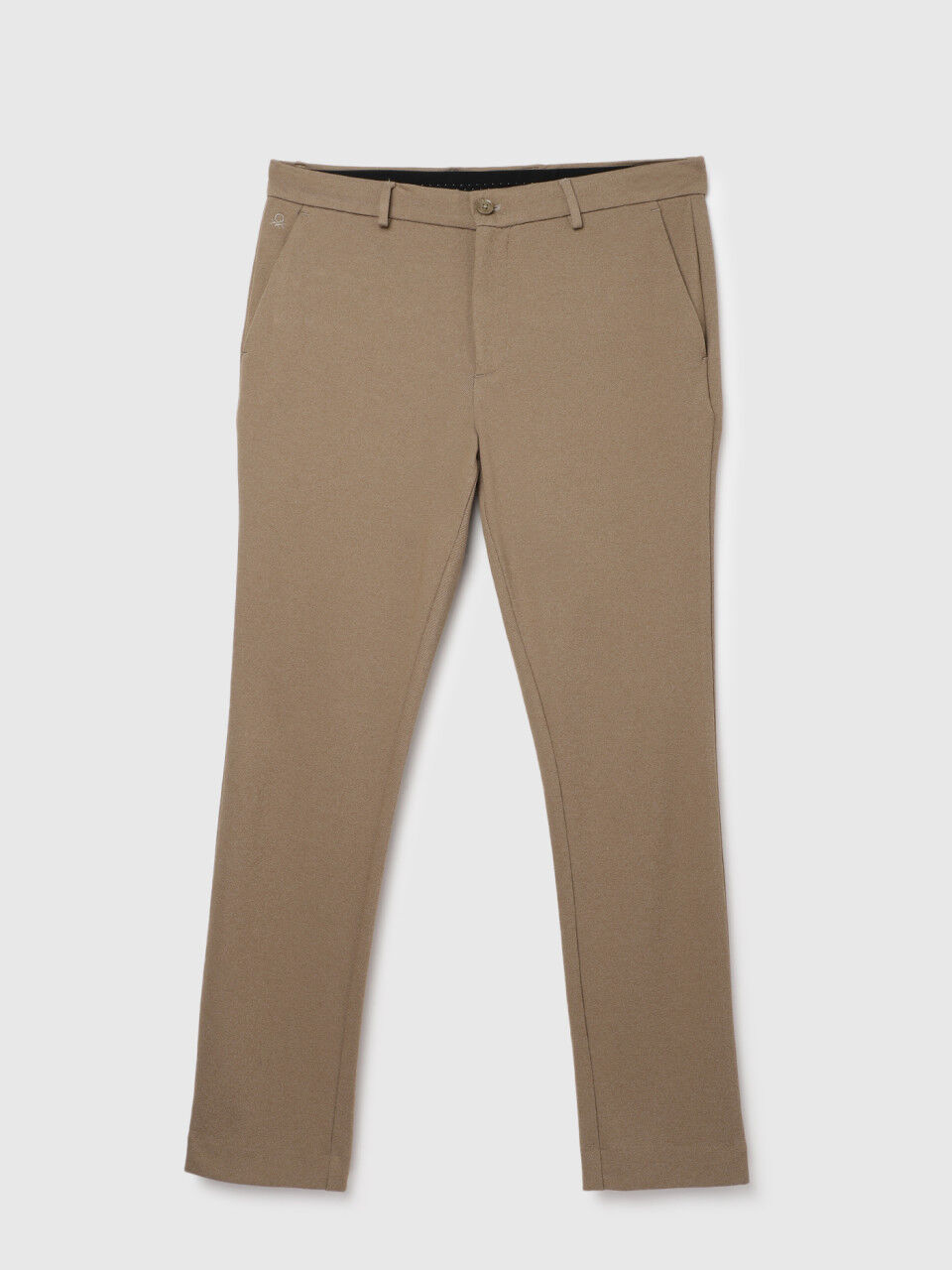 UNITED COLORS OF BENETTON Women Dark Grey Regular Fit Trousers Size EUR 38  W23 | eBay