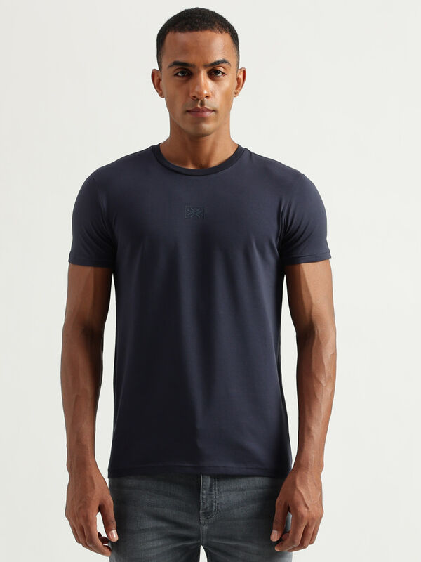 Men's Regular Fit Round Neck Solid Tshirts