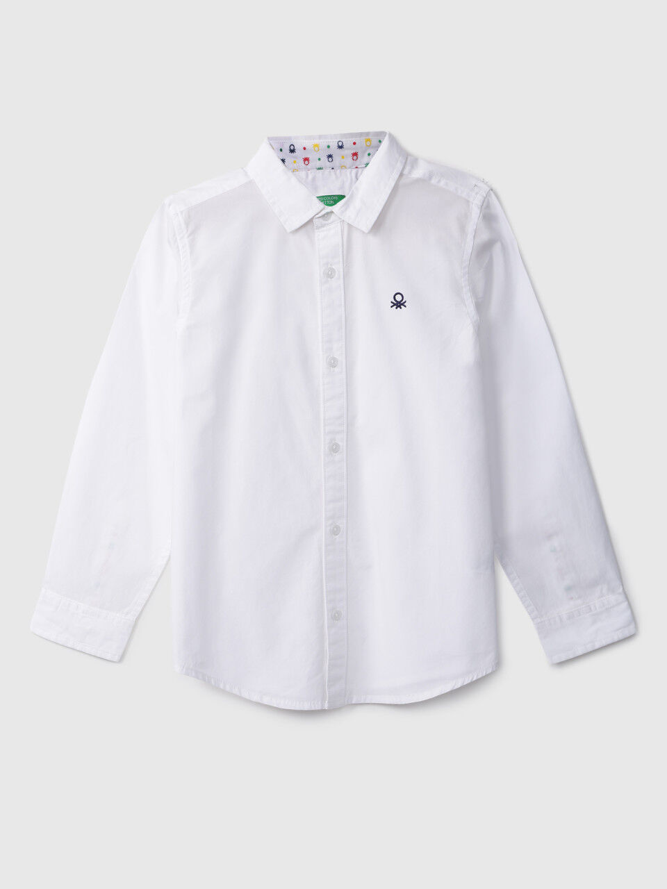 United Colors Of Benetton Boys White Solid Shirt