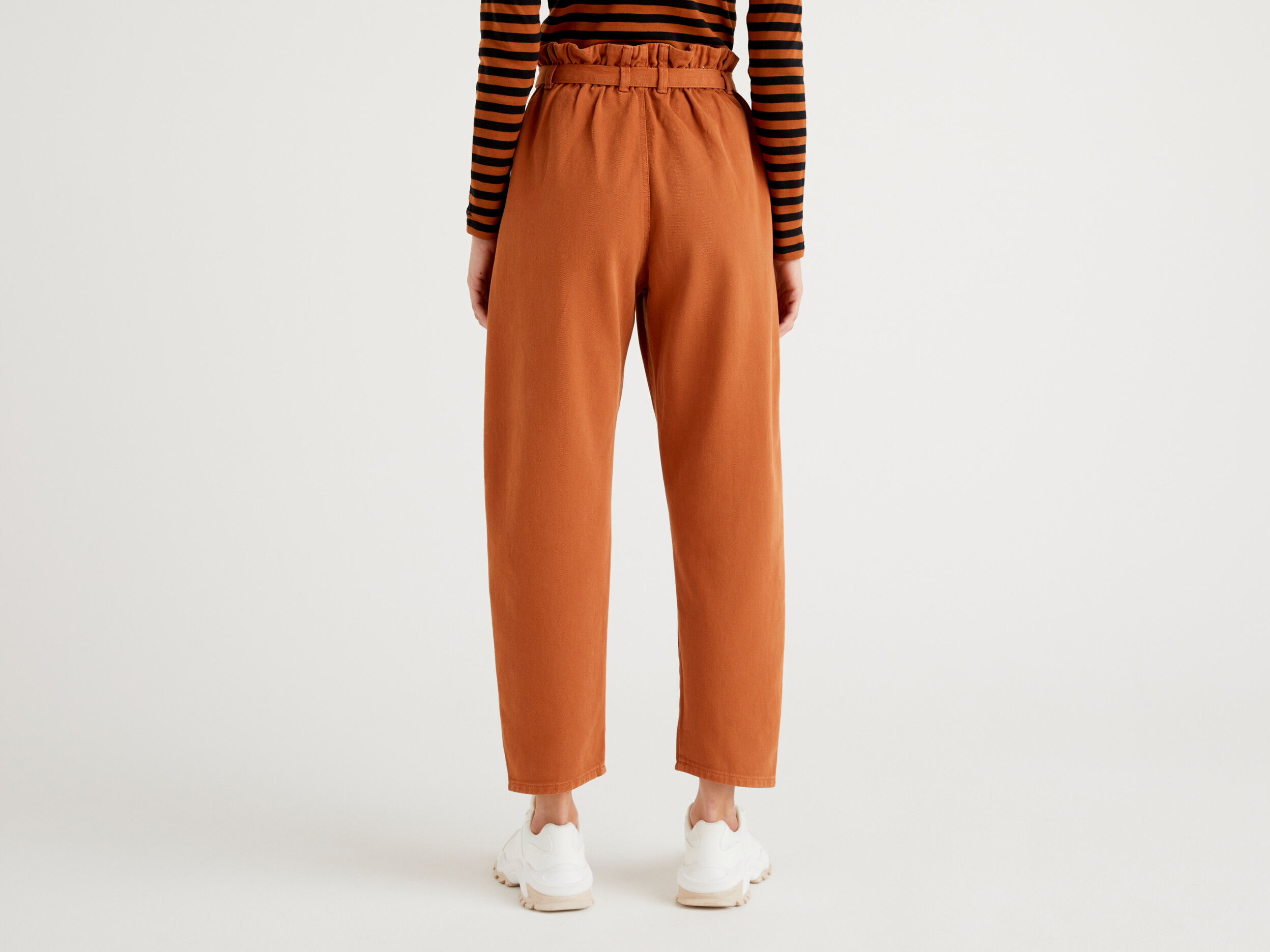 PU Trousers Orange | NA-KD