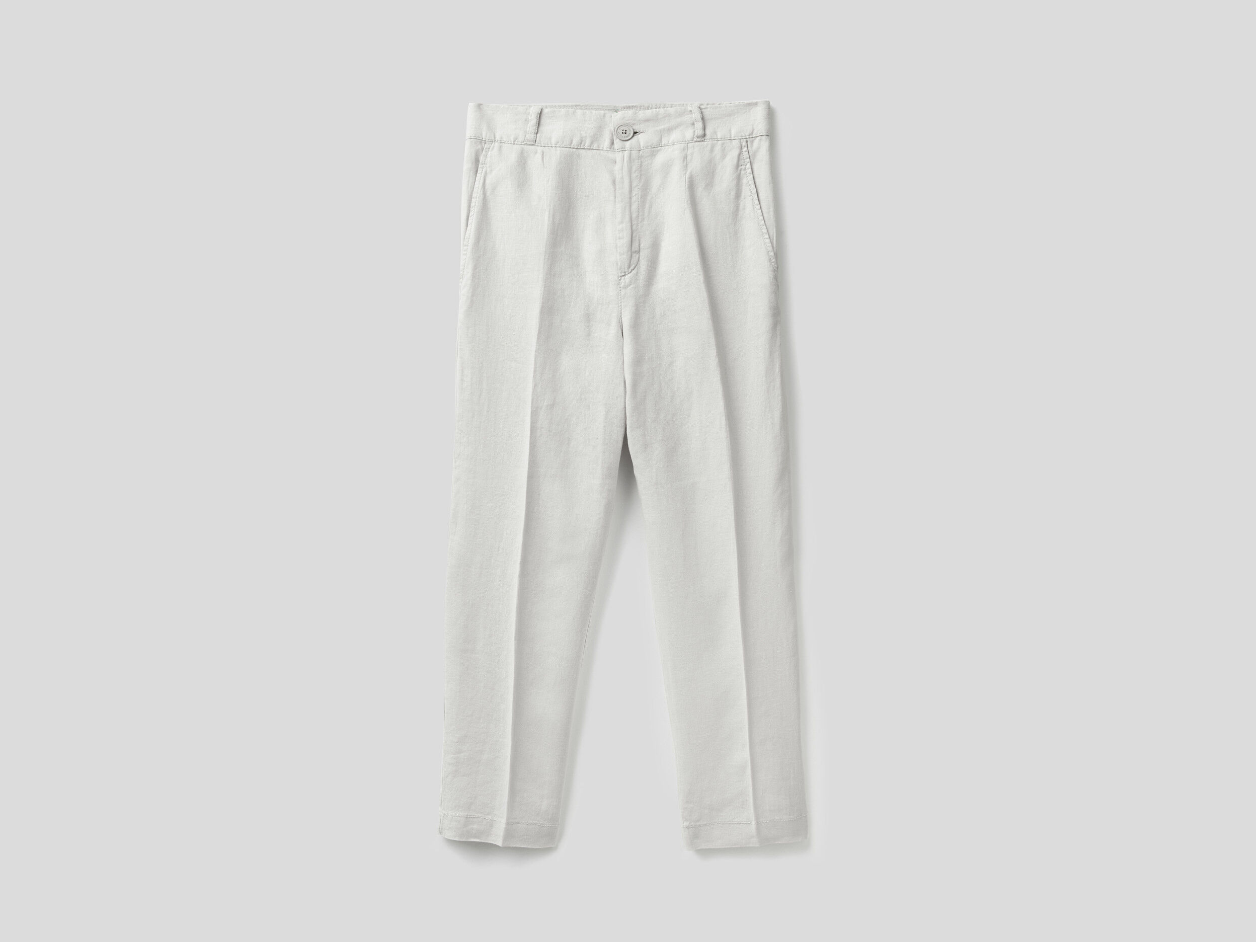 Pastel Grey Linen Pants - | Hangrr | Brown cotton pants, Linen pants,  Custom design shirts
