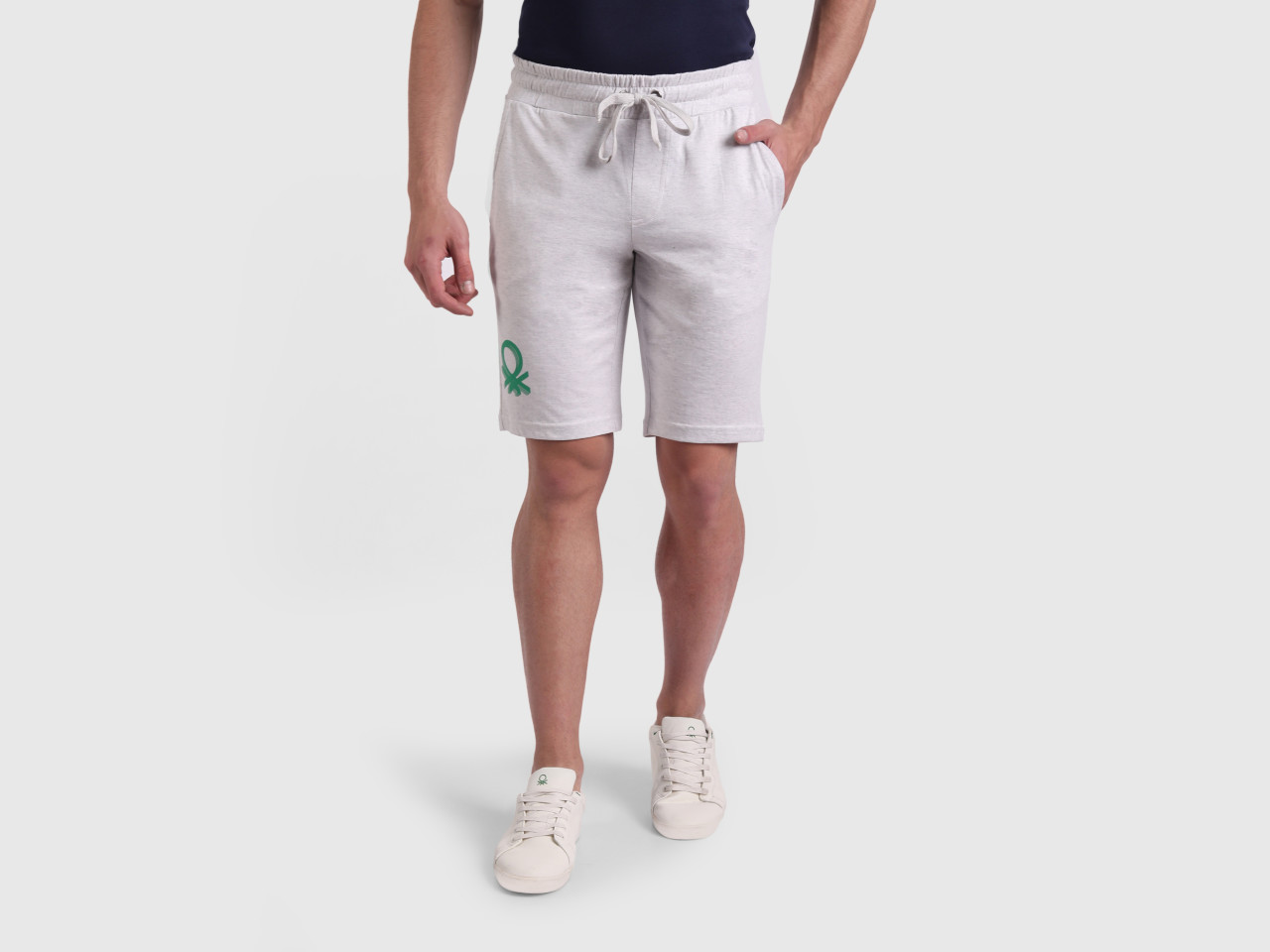 Homme Vêtements Shorts Bermudas Bermuda À Cordon De Serrage Benetton pour homme en coloris Vert 