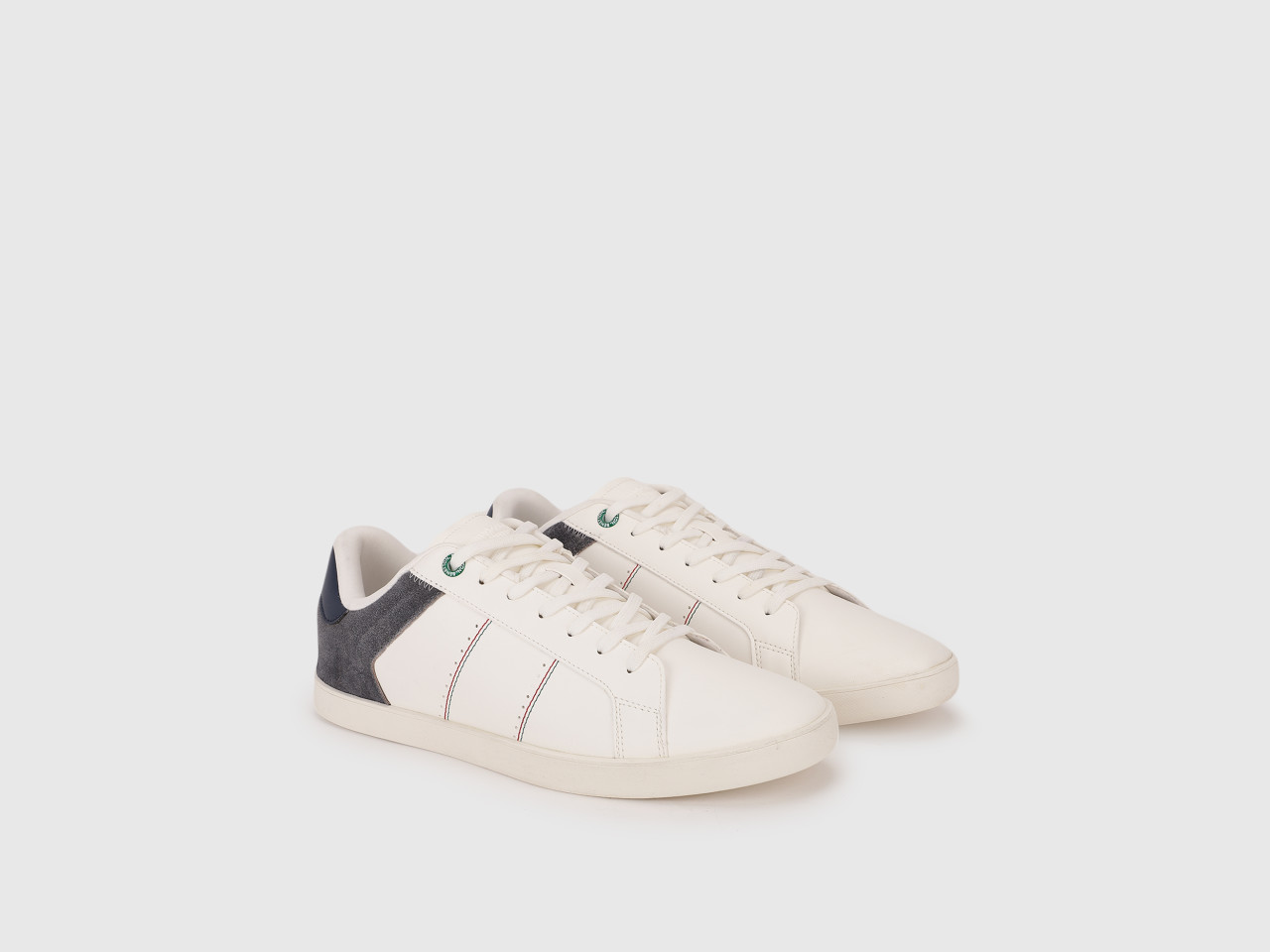 Sneakers Zapatilla Casual Mujer Blanco-Plata. United Colors Of Benetton . -  Ziwi Shoes