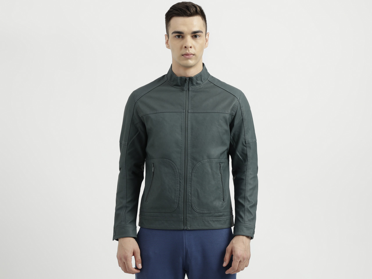 Padded jacket with hood - Green | Benetton